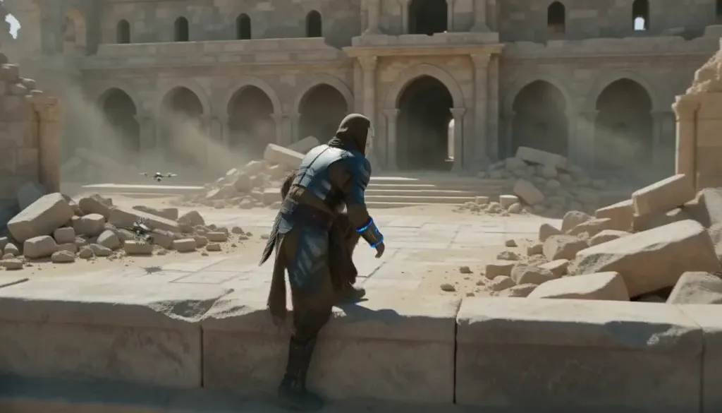 Warrior-monk timed shot video still